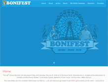 Tablet Screenshot of bonifest.com